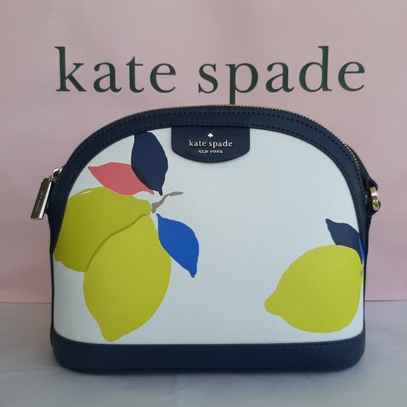 kate spade Handbags - Kate Spade NY Sylvia Lemon Zest X Large Dome Cross